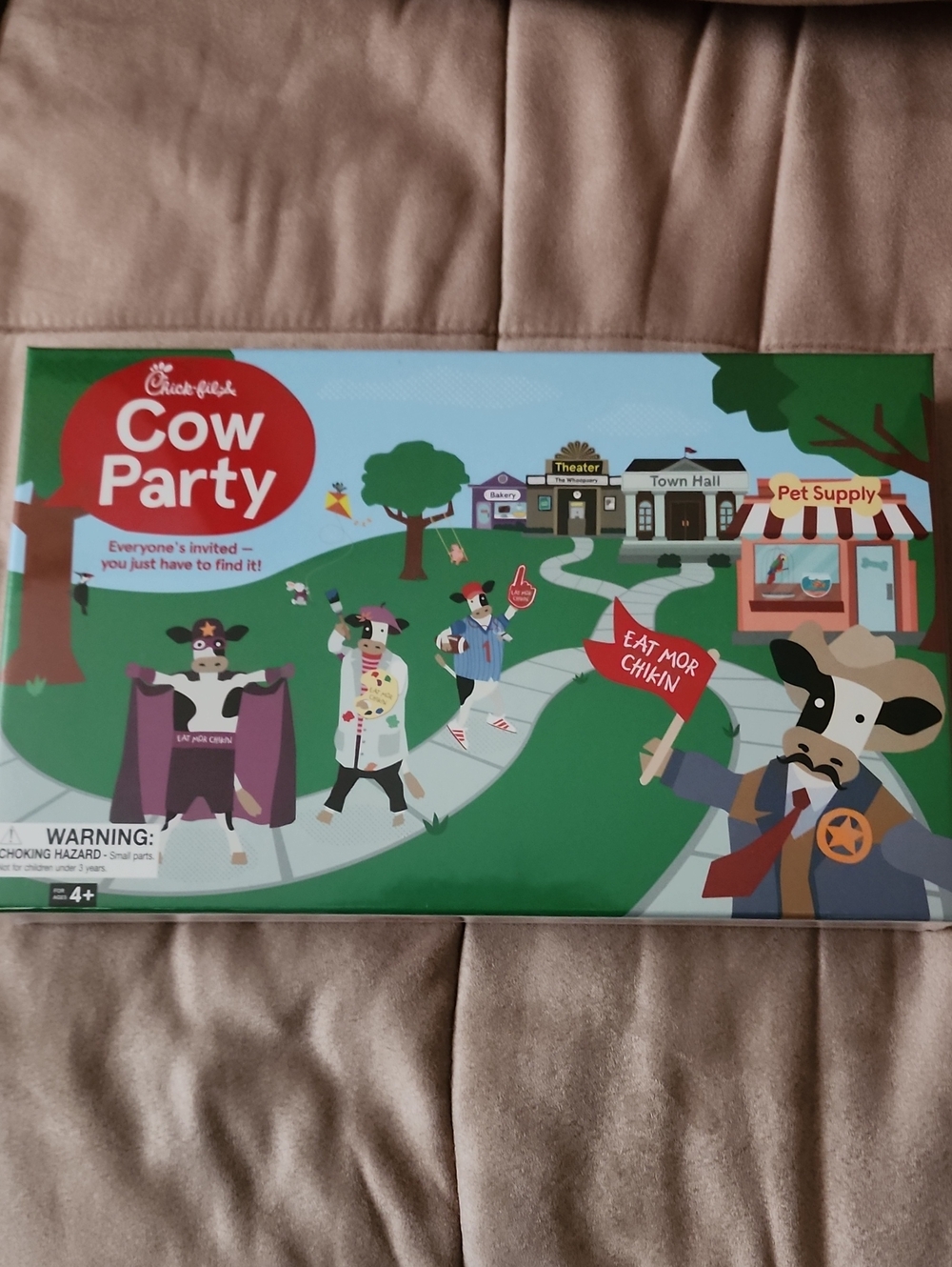 Chick-fil-A Cow Party Board Game 2023
